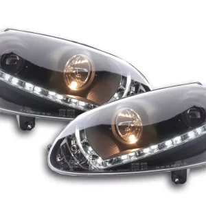 Angebot Daylight LED Scheinwerfer Set schwarz passend für VW Golf 5 03-08