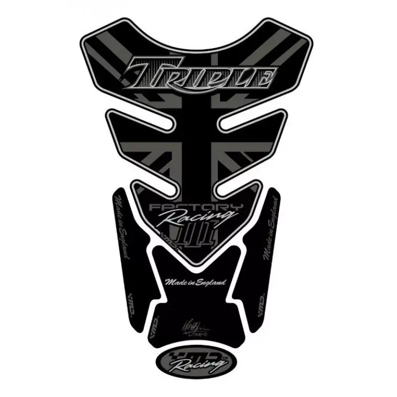Motografix 3D Gel Tank Pad Protector TT014KS passend für Triumph Triple Sonderangebot