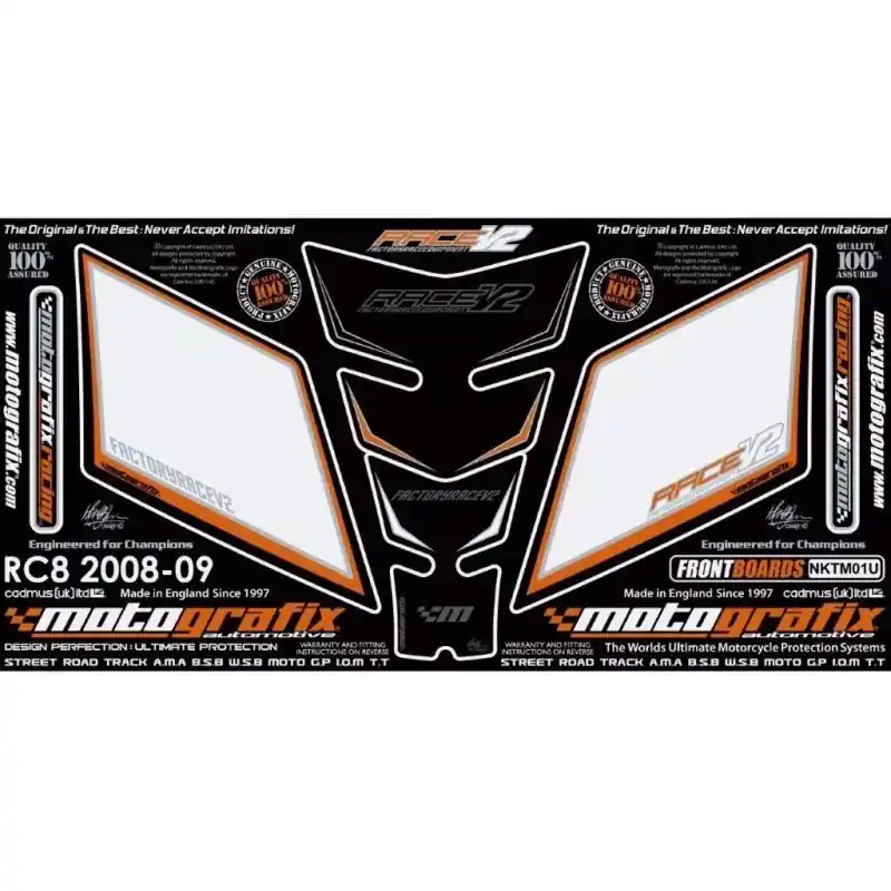 Must-Have Motografix Steinschlagschutz Set passend für KTM RC 8 NKTM01U