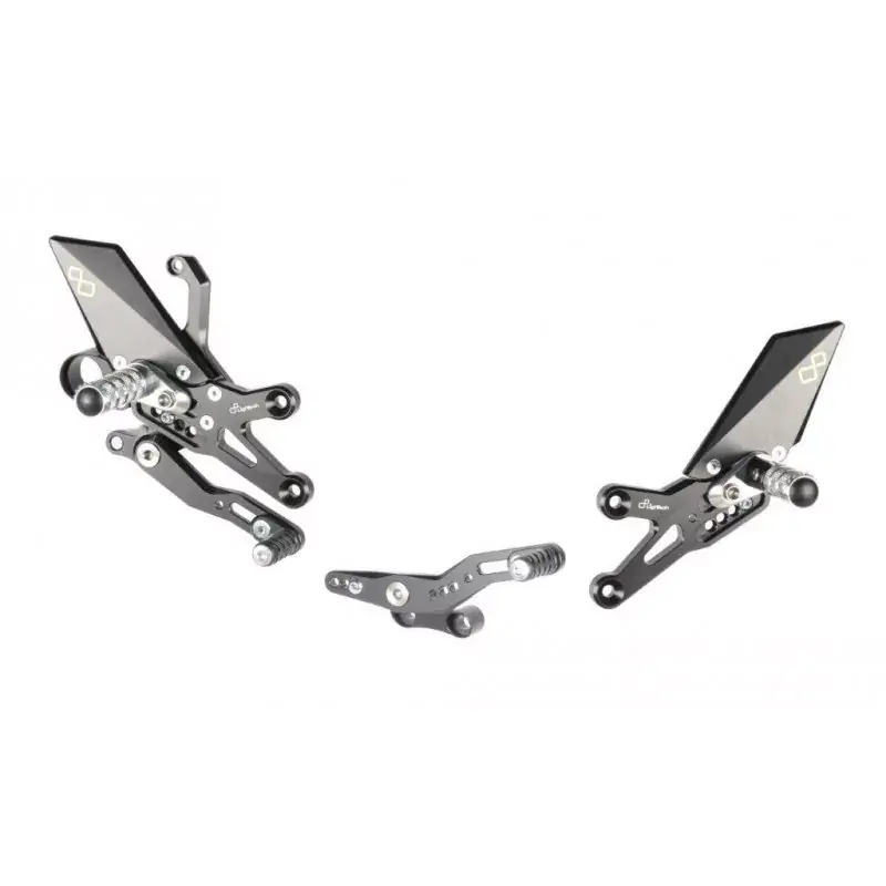 Lightech Fußrastenanlage passend für Honda CBR 1000 RR / SP / SP2 2008-2019 Expressversand