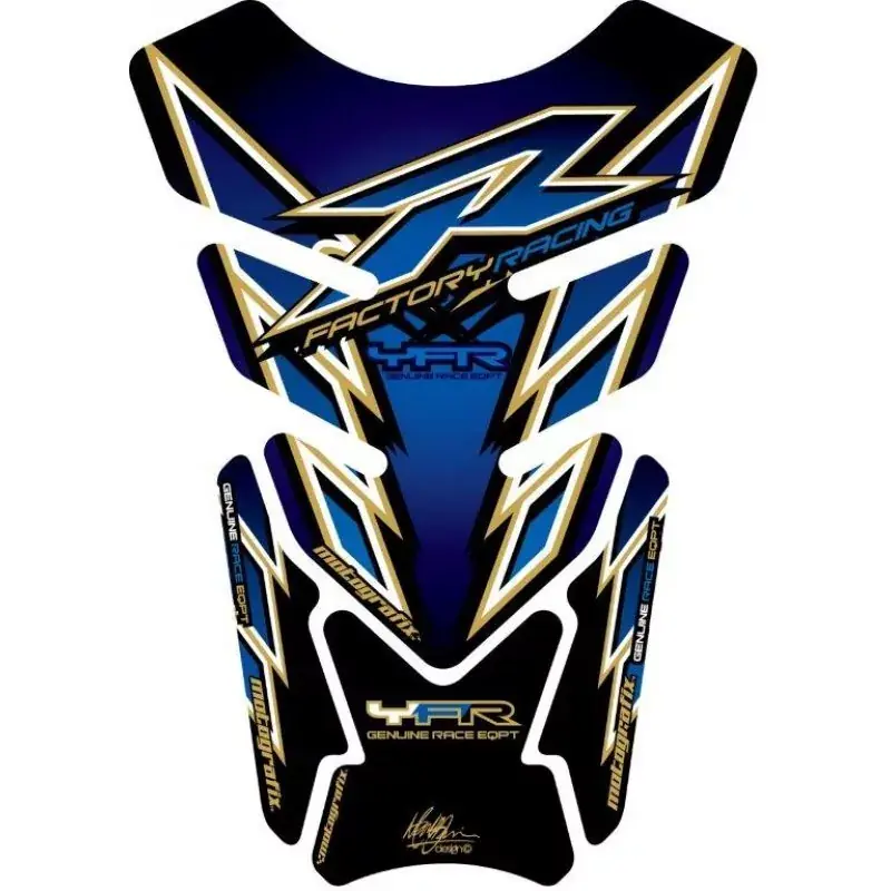Motografix 3D Gel Tank Pad Protector TY012B passend für Yamaha YZF R6 / R1 / R25 / R3 Preisknaller