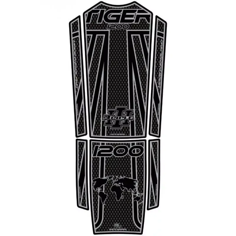 Solange Der Vorrat Reicht Motografix 3D Gel Tank Pad passend für Triumph Tiger Explorer 1200 TT028CJ