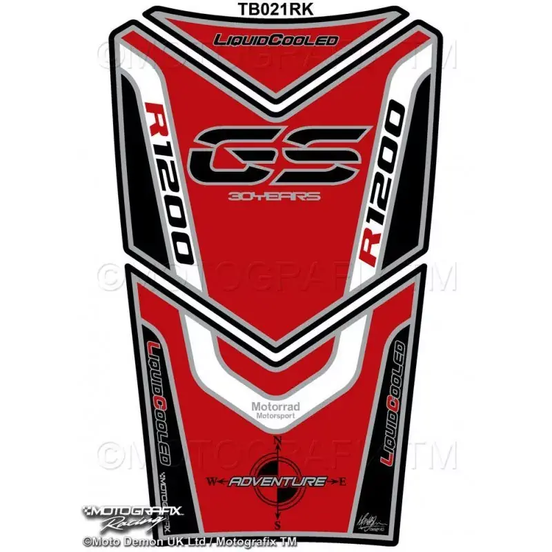 Motografix 3D Gel Tankpad passend für BMW R 1200 GS LC Schnäppchen