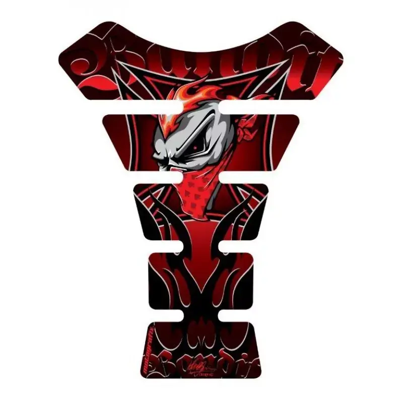 Saisonangebot Motografix Bandit Red 3D Gel Tank Pad Protector