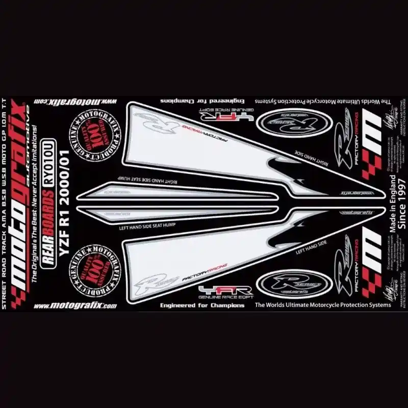 Motografix Steinschlagschutz hinten passend für Yamaha YZF R1 2000-2001 Letzte Chance