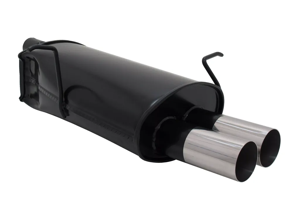 Novus Sportauspuff passend für BMW E46 2x76mm RL-Design Neuheit