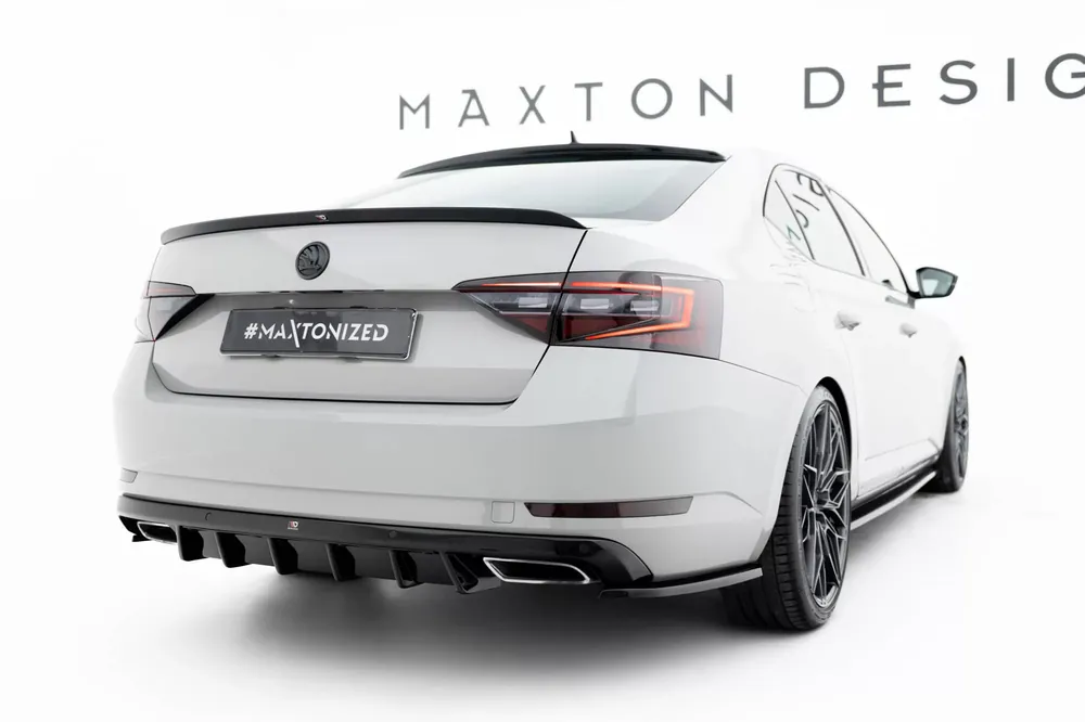 Bestseller Heck Ansatz Flaps Diffusor V.3 passend für Skoda Superb Mk3