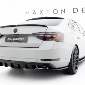 Diffusor Heck Ansatz passend für Skoda Superb Mk3 Liftback / Combi Preisknaller