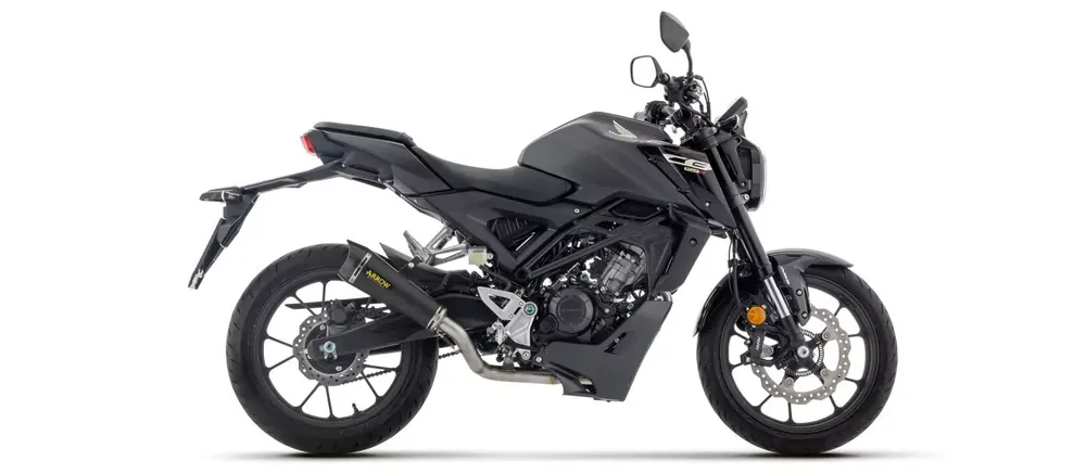 ARROW X-Kone Endschalldämpfer Aluminium Schwarz passend für Honda CB 125 R 24– Top-Seller