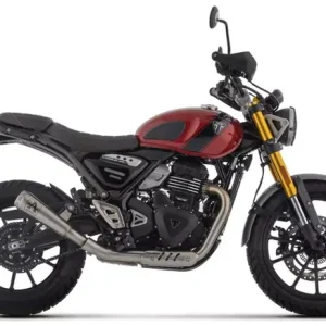 Mega-Angebot ARROW Pro-Race Edelstahl Endschalldämpfer passend für Triumph Scrambler 400 X 2024