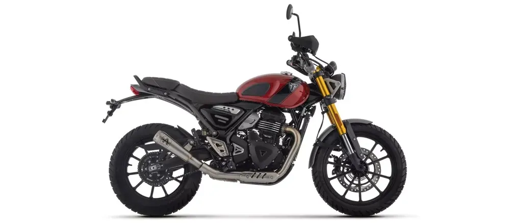 Mega-Angebot ARROW Pro-Race Edelstahl Endschalldämpfer passend für Triumph Scrambler 400 X 2024