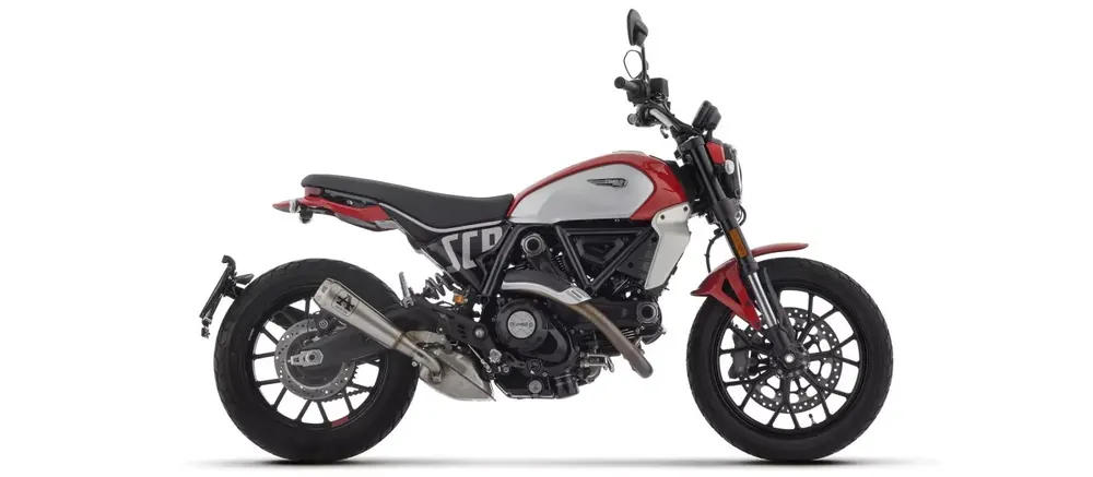 ARROW Pro-Race Endschalldämpfer Edelstahl schwarz passend für Ducati Scrambler 800 23–24 Preisknaller