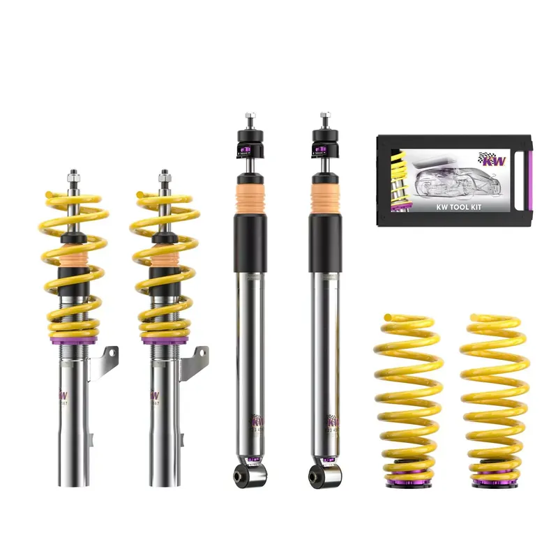 Markenware KW Gewindefahrwerk V3 inox passend für SEAT Altea XL (5P5, 5P8) 10/2006–12/2015