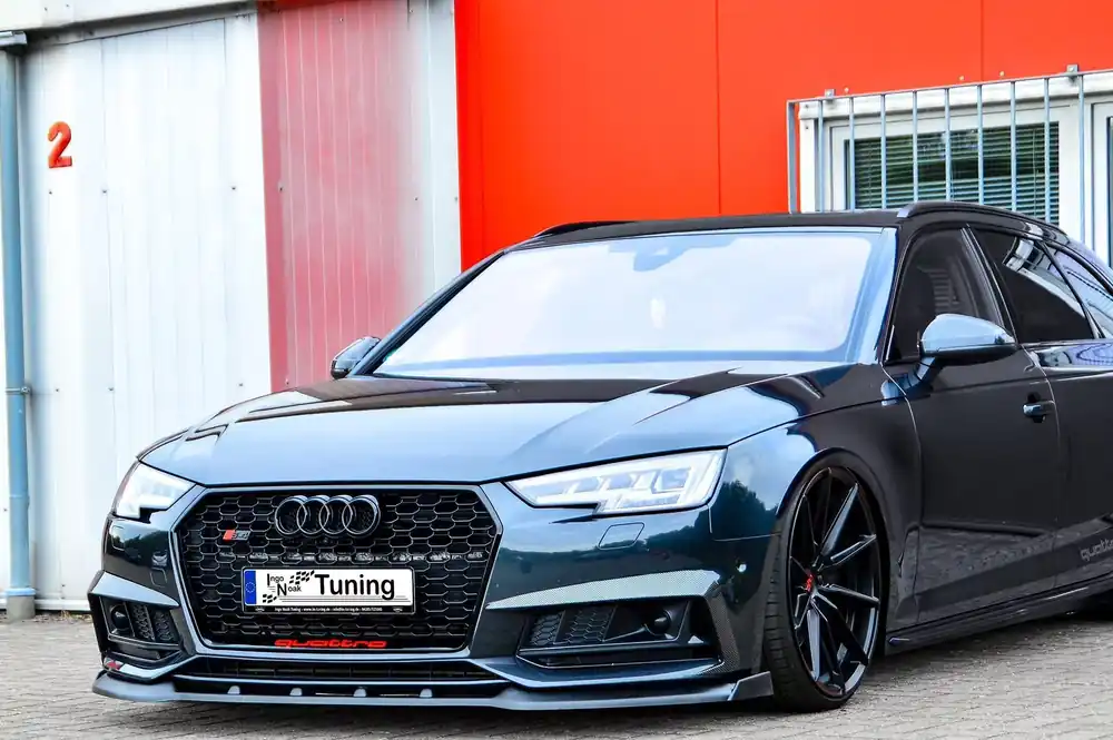 Cup Frontspoilerlippe V2 mit Wings passend für Audi A4 S-Line + S4 B9 Angebot