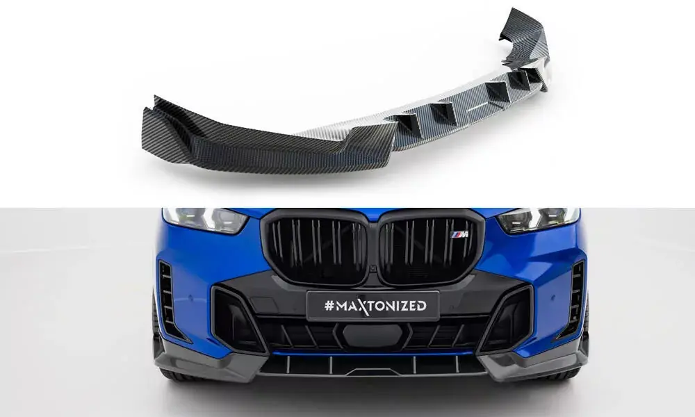 Prepreg Carbon Front Ansatz passend für BMW X5 M-Paket G05 Facelift Echt