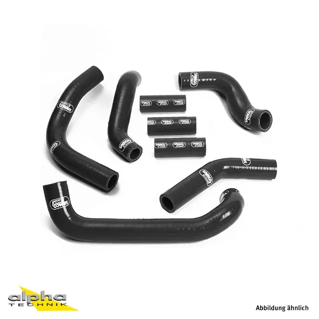 Neue Ware SAMCO SPORT Siliconschlauch Kit schwarz passend für Suzuki GSXR750W GSXR1100W