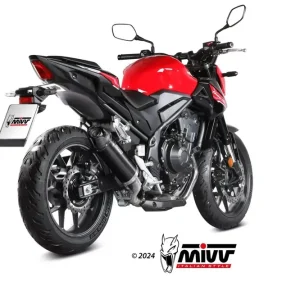 Schnäppchen MIVV AK-1 Endschalldämpfer Edelstahl Schwarz passend für Honda CB 500 Hornet 2024