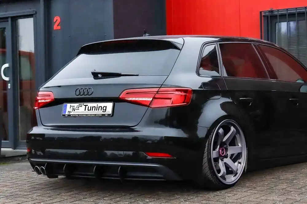 Heckansatz passend für Audi A3 8V Sportback Facelift gefräßt Kracherpreis