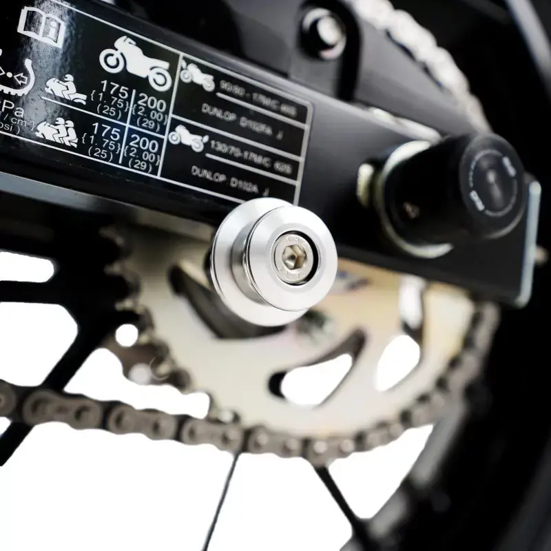 Finale Aktion R&G Aluminium Ständeraufnahmen M8 passend für Ducati, Honda, Suzuki, Triumph und Kawasaki