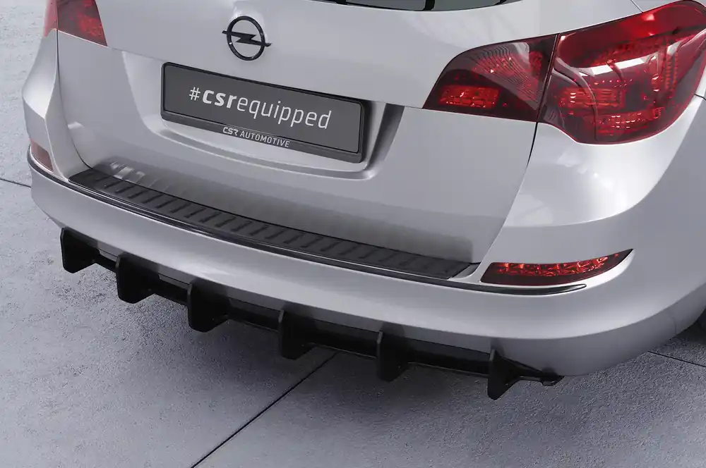 Neuheit Racing Diffusor / Heckansatz passend für Opel Astra J Sports Tourer