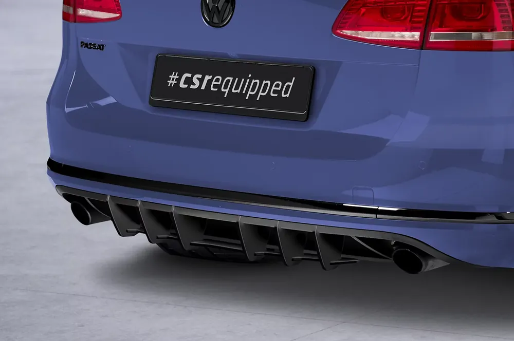 Ausverkauf Racing Diffusor / Heckansatz passend für VW Passat B7 (Typ 3C) Variant