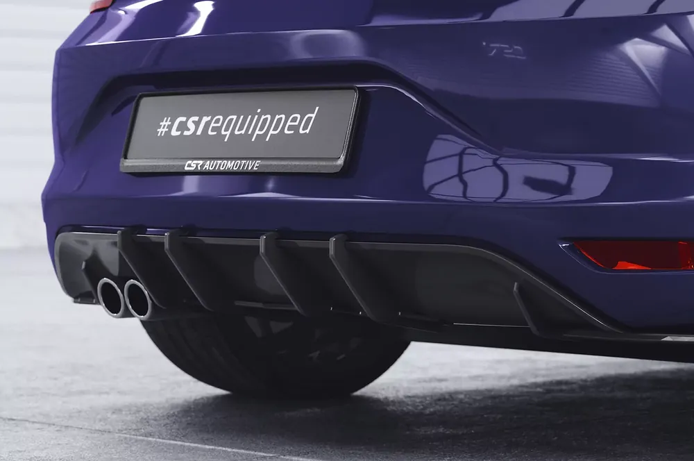 Super-Preis Racing Diffusor / Heckansatz passend für VW Scirocco 3