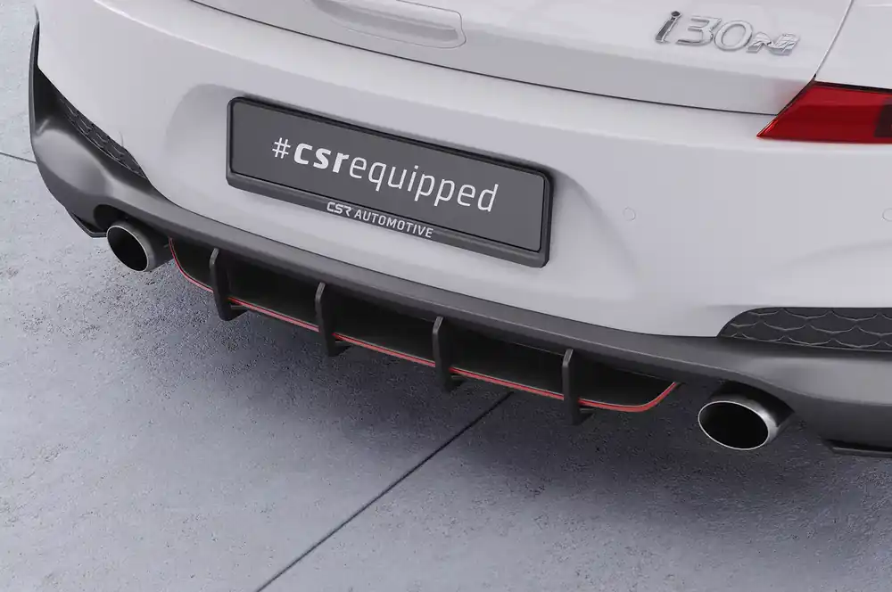 Neue Kollektion Racing Diffusor / Heckansatz passend für Hyundai I30 N (PD)