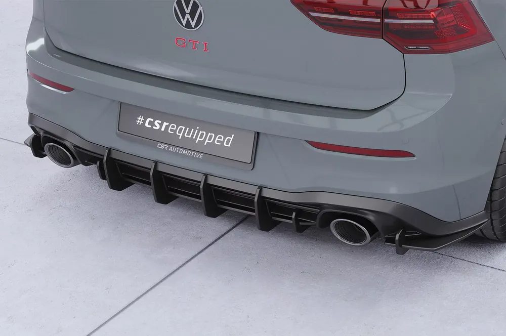 Mega-Angebot Racing Diffusor / Heckansatz passend für VW Golf 8 (Typ CD) GTI Clubsport