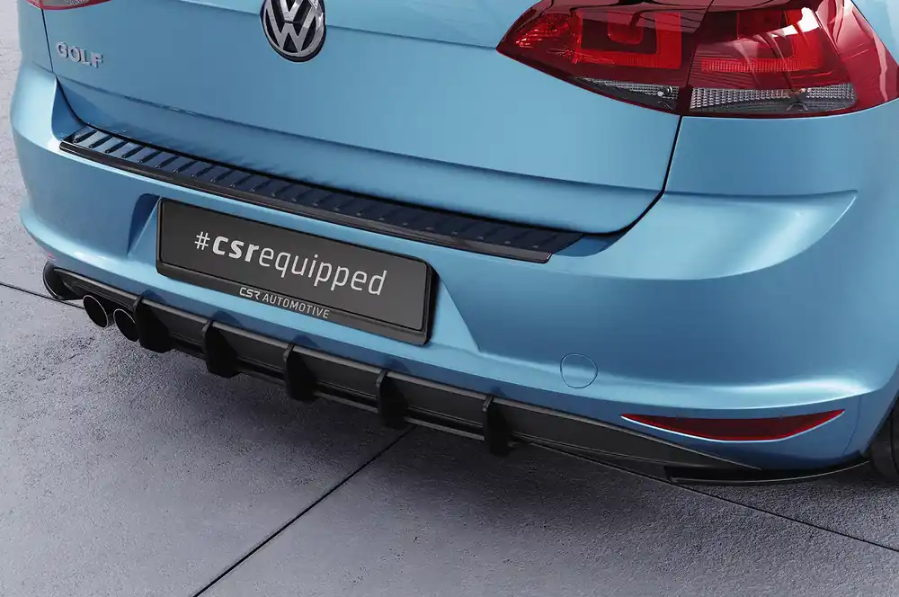 Racing Diffusor / Heckansatz passend für VW Golf 7 (Typ AU) HA312 Super-Preis