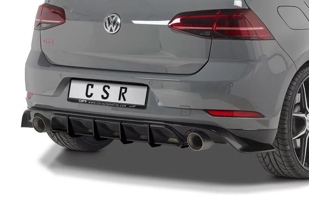 Knallerangebot Racing Diffusor / Heckansatz passend für VW Golf 7 GTI TCR