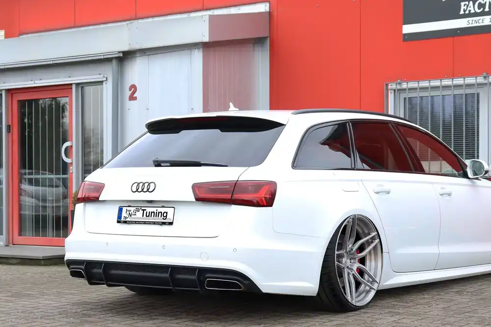 Preis Gesenkt Gefräster Heckansatz aus ABS passend für Audi A6 C7 4G S-Line