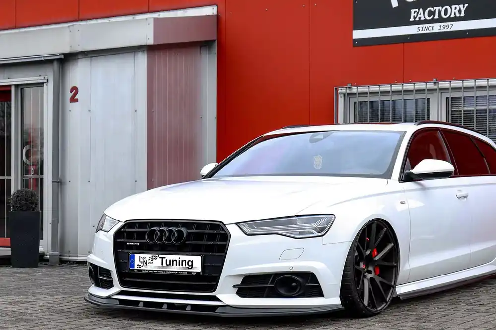 Super-Preis Cup Frontspoilerlippe V2 passend für Audi A6 S-Line+ S6 4G C7