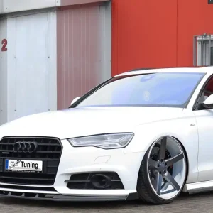 Must-Have Cup Frontspoilerlippe mit Wings passend für Audi A6 S-Line+ S6 4G C7