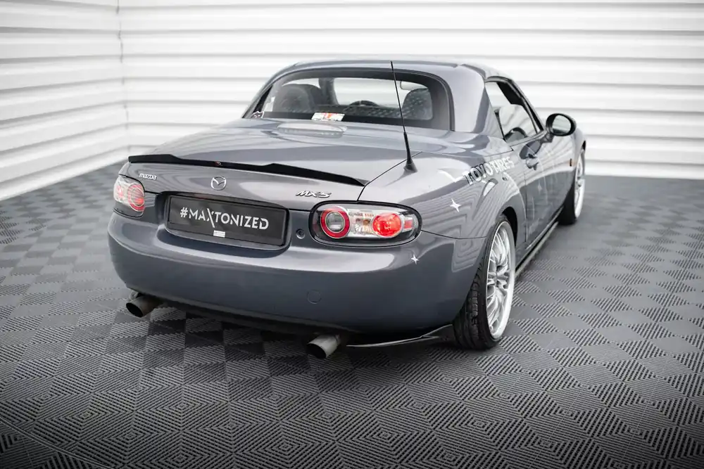Heck Ansatz Flaps Diffusor passend für Mazda MX5 NC (Mk3) Nur Für Kurze Zeit