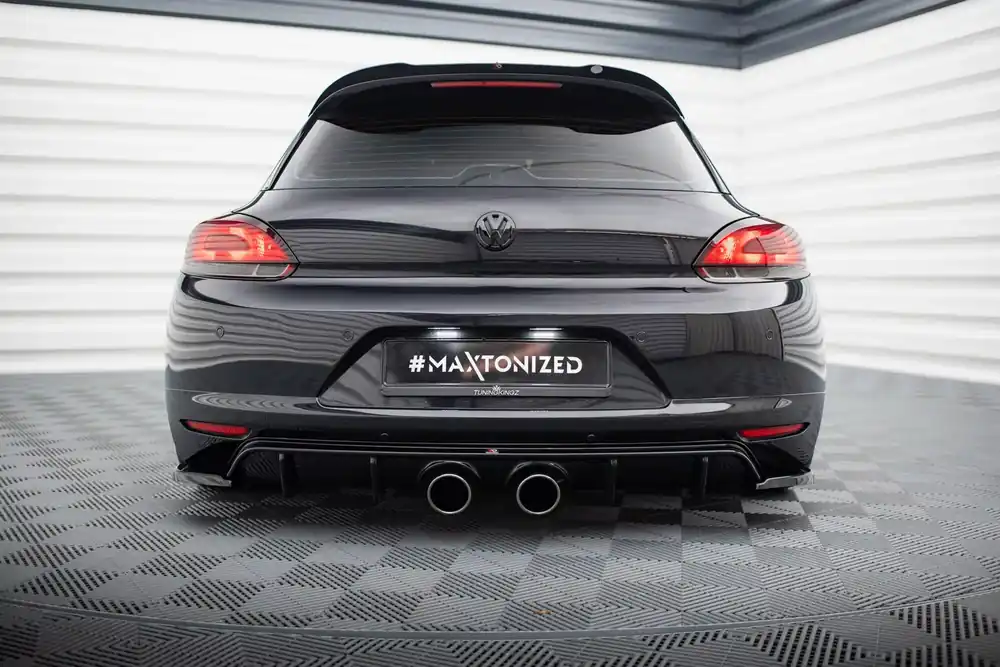 Direktkauf Diffusor Heck Ansatz V.2 passend für VW Scirocco Mk3 (R32 Auspuff)