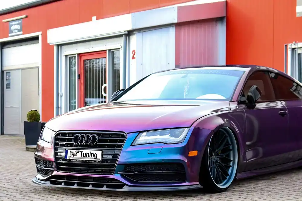 Cup Frontspoilerlippe V2 passend für Audi A7 S-Line + S7 Neuheit