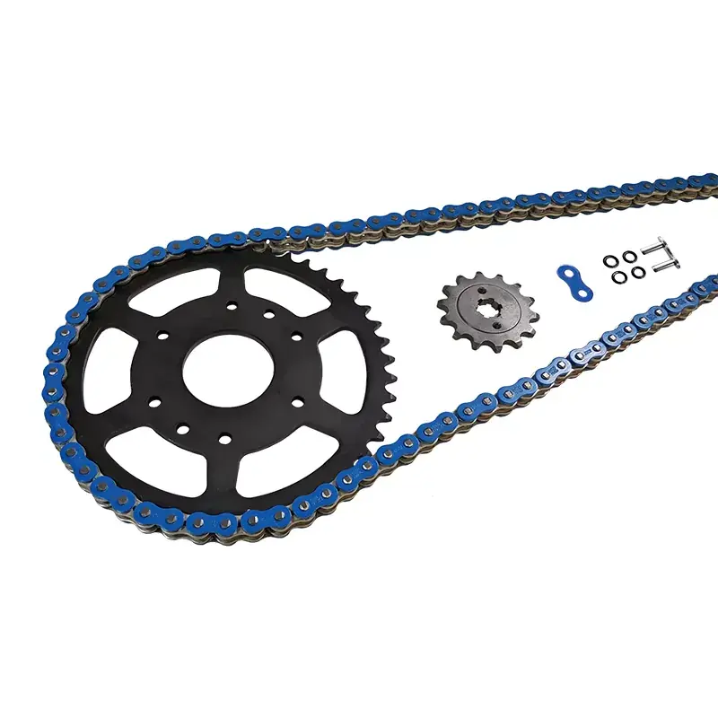 Top-Seller EK-Chain Kettensatz 520 MVXZ-2 blau passend für Honda CL500