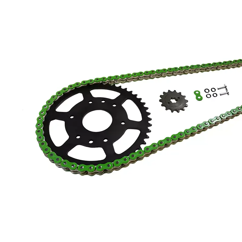 Preisreduziert EK-Chain Kettensatz 525 MVXZ-2 passend für Benelli BN600i 2016–2017 Grün