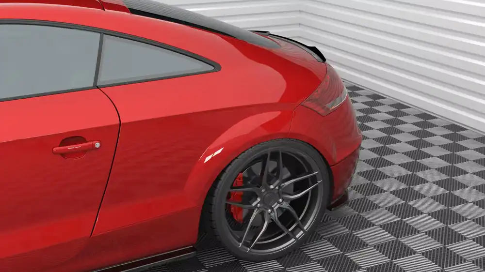 Wochenendangebot Heck Ansatz Flaps Diffusor passend für Audi TT 3.2 V6 8J