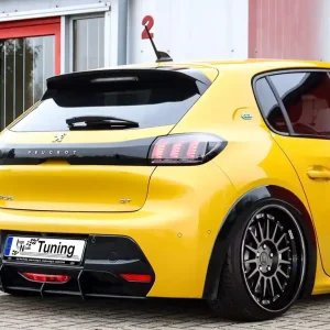 Sonderaktion Gefräster Heckansatz passend für Peugeot 208 II e208 GT + GT-Line