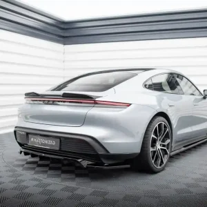 Solange Der Vorrat Reicht Mittlerer Cup Diffusor DTM Look Heck Ansatz passend für Porsche Taycan Mk1
