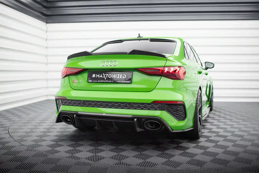 Prepreg Carbon Fiber Heck Ansatz Flaps Diffusor V.2 passend für Audi RS3 Limousine 8Y Top-Angebot