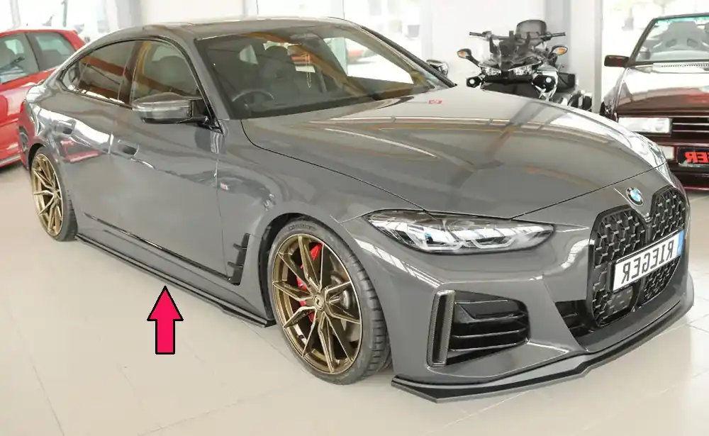 Sonderangebot Rieger Seitenschweller rechts passend für BMW i4 G26 Gran Coupé
