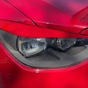 Billig RDX Scheinwerferblenden passend für BMW 1er F20 / F21 (2011–2015, Halogen) Böser Blick