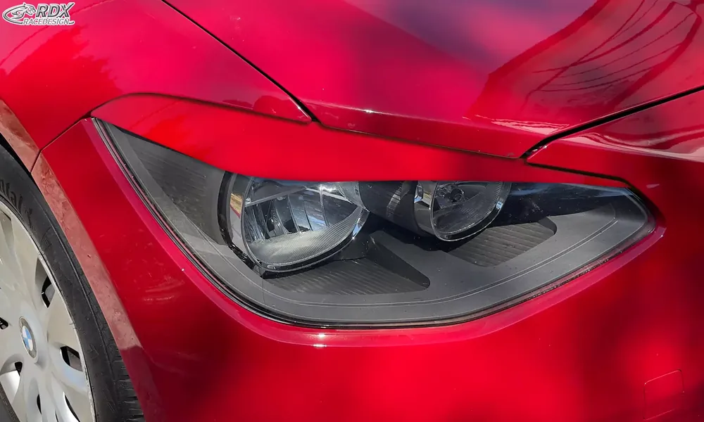 Billig RDX Scheinwerferblenden passend für BMW 1er F20 / F21 (2011–2015, Halogen) Böser Blick