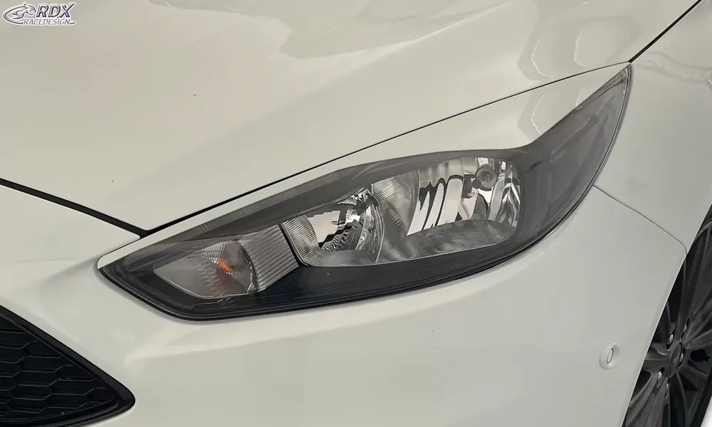 RDX Scheinwerferblenden passend für Ford Focus 3 Facelift (2015-2018) Böser Blick Schneller Versand