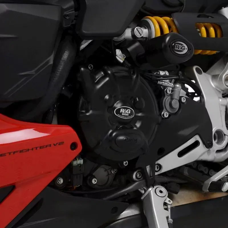 Nur Für Kurze Zeit R&G Strong Race Motordeckel Protektor Set passend für Ducati Streetfighter V2