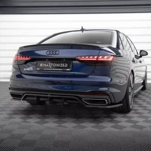 Mittlerer Cup Diffusor DTM Look Heck Ansatz V.2 passend für Audi A4 S-Line B9 Facelift Nur Für Kurze Zeit