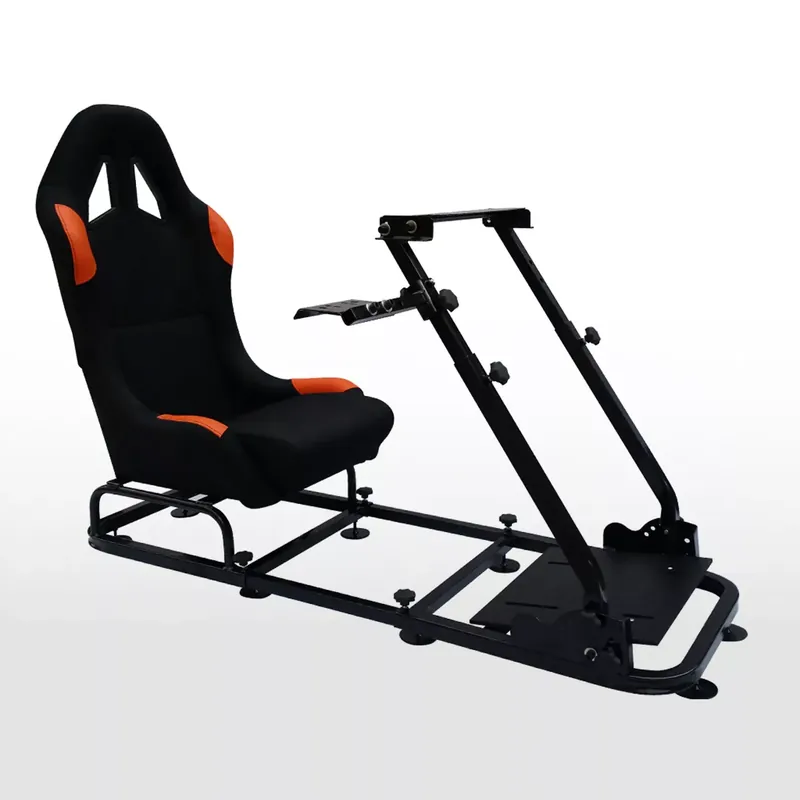 Direktkauf FK Gamesitz Rennsimulator eGaming Seat Monaco schwarz/orange