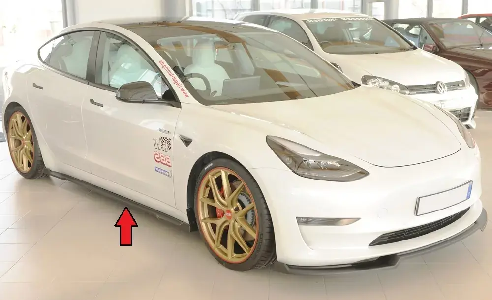 Rieger Seitenschweller rechts passend für Tesla Model 3 (Facelift) ab 10/2023 Sofort Bestellen